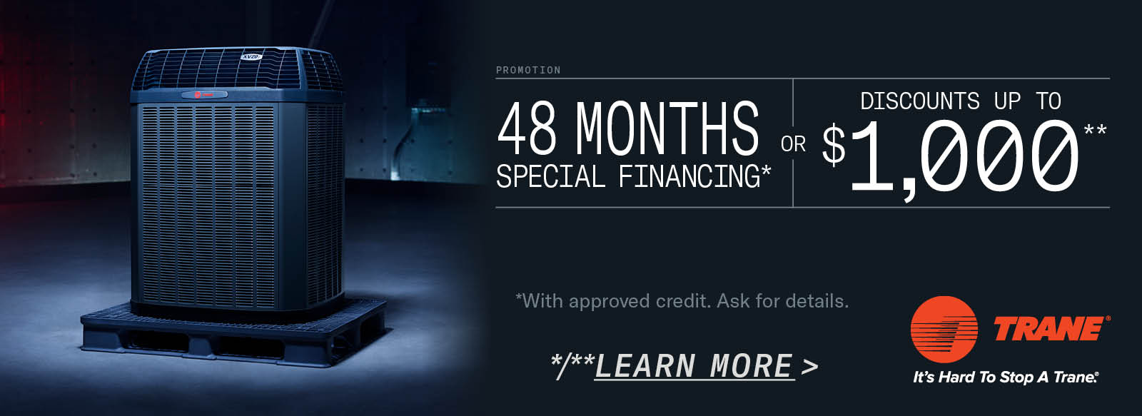 trane fall promotion