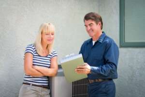 Discussing Heat Pump Repairs